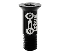 Tornillo de rueda guía de desviador trasero de bicicleta, aleación Ti M5, perno de polea de tensión para bicicleta plegable, oro 16 x 7,7 x 5 mm, pieza de repuesto