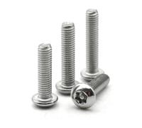 Tornillo de seguridad de cabeza redonda con pasador Torx de seis lóbulos, de acero inoxidable 304, M2, M3, M4, M5, M6, M8, M10, antirrobo y a prueba de manipulaciones.(8mm,M5 (10pcs))