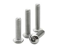 Tornillo de seguridad de cabeza redonda con pasador Torx de seis lóbulos, de acero inoxidable 304, M2, M3, M4, M5, M6, M8, M10, antirrobo y a prueba de manipulaciones.(40mm,M6 (5pcs))