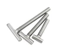 Tornillo de soldadura cilíndrico en forma de T, Tornillo de soldadura cilíndrico en forma T Acero inoxidable M4-M16 20-150 mm Paquete 26 piezas(20mm,M8-1pcs)