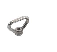Tornillo de sujeción en forma de triángulo, Tuerca de ojo elevación anillo triangular acero inoxidable 304, 7 piezas(M10 1PC)
