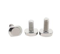 Tornillo de sujeción for máquina fresadora punzón en forma T acero inoxidable M5 M6 M8 M10 M12, varilla roscada, perno tapa for ranura para Ranura en T(30mm,M8 2pcs)