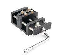 Tornillo de taladro de centrado en blanco para bolígrafo, tornillo de banco autocentrante con llave hexagonal para taladro de bolígrafo, sostiene el trabajo centrado y plomada