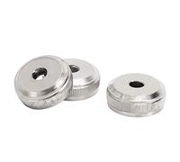 Tornillo de Tapa de Tapa de Válvula de Trompeta de Plata Duradera El Reemplazo de Pistón de Metal 3pcs Mejoran la Precisión de la Llave Fácil de Almacenar y Transportar para la Reparación del