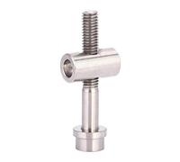 Tornillo de tija de sillín de bicicleta M5x30/35/40mm Tija de sillín de bicicleta de aleación de titanio Perno fijo Tornillo de cabeza redonda(M5x35-Titanio)