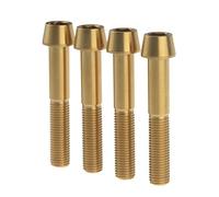 Tornillo de titanio M10 x 60 mm paso 1,25 mm motocicleta para pinza de freno delantero Ducati, oro