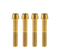 Tornillo de Titanio M10x60 mm con Cabeza Allen cónica, Paso de 1,25 mm, para Accesorios de Motocicleta, Paquete de 4
