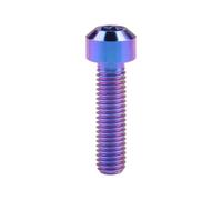 Tornillo de Titanio M8 x 10, 15, 20, 25, 30, 35, 40, 45 y 50 mm, Torx T40, para reequipamiento de Motocicletas y automóviles (Violeta Azulado, 30 mm_M8)