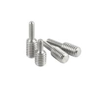 Tornillo de transferencia, 4/10 piezas M3 M4 M5 conversión Rosca métrica acero inoxidable Convertidor doble extremo Perno reductor for adaptador cámara (4, M4X10-M8X10)(10pcs,M5X6 M6X6)