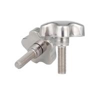 Tornillo de volante con pomo de acero inoxidable 304 con forma de estrella y flor de ciruelo M6 M8 M10 M12 M14 M16(1pcs M14X100X70)