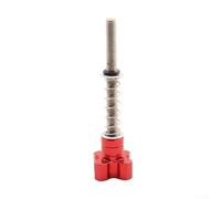 Tornillo del acelerador de motocicleta, tornillo de válvula de acelerador ajustable, tornillo de ajuste del carburador para motocicleta (rojo)