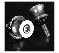 Tornillo del carrete del basculante trasero PARA HP2 2008-2013 M8 8MM CNC Accesorios Para Motocicleta: Tornillos De Soporte Para Deslizadores Carretes Basculante(8MM Silver LOGO)