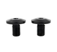 Tornillo del Espejo del Espejo de la Motocicleta Tornillo de Tornillo Cubiertas de Tapas compatibles con Diavel 1200 696 Diavel Streetfighter 950 M8x1 25(Black)