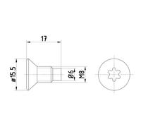 Tornillo, disco de freno TEXTAR TPM0004