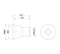 Tornillo, disco de freno TEXTAR TPM0005