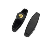 Tornillo en forma de T, tuerca ranurada manual, 2 unidades/lote, M6, M8, M10, tuerca de ajuste manual tipo T, perno de tuerca de mango de plástico (tamaño: M6)(M8)
