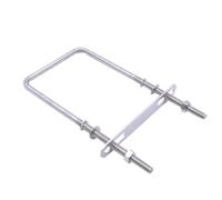 Tornillo en forma de U extendido/Abrazadera cuadrada en forma de U de acero inoxidable 304 M6 M8 M10(M8/50/100 1set)