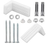 Tornillo Fijación Inodoro al Suelo,Juego Tornillos y Tacos,Kit de Fijación para Inodoro Incluye Enchufe de Extensión, Soporte de Montaje para Fijación/Piezas de Repuesto (tornillo de 69 mm)