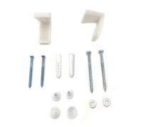 Tornillo Fijación Inodoro al Suelo,Juego Tornillos y Tacos,Kit de Fijación para Inodoro Incluye Enchufe de Extensión, Soporte de Montaje para Fijación/Piezas de Repuesto (tornillo de 80 mm)