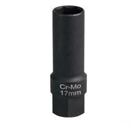 Tornillo hexagonal antirrobo de 7 puntos para ruedas de coche, fabricado con acero cromado con accionamiento cuadrado de 1/2 pulgada para un par de torsión fiable y durabilidad