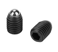 Tornillo Hexagonal con Rosca M12, Juego de 10 Piezas Émbolos de Resorte, Acero al Carbono, para Fijación Industrial, M12*16