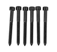 Tornillo Hexagonal de la Guardia del Cuello de la Guitarra Eléctrica, Piezas de Repuesto del Tornillo Hexagonal del Montaje de la Guitarra 6 para la Placa del Puente