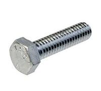 Tornillo hexagonal din933 8.8 zincado metrico 4x10mm. (100 unidades)