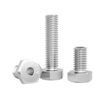 Tornillo hueco de acero inoxidable 304, perno hexagonal exterior especial M4M5M6M8M10M12M14M16M20, roscado a máquina for orificio pasante.(5Pcs M6x40x3.2)