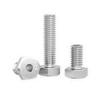 Tornillo hueco de acero inoxidable 304, perno hexagonal exterior especial M4M5M6M8M10M12M14M16M20, tornillo de orificio pasante con rosca for máquina de máscara.(1Pcs M20x100x13)