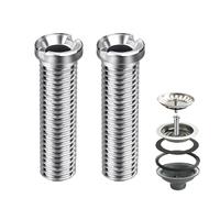 Tornillo hueco para fregadero, tornillos huecos, M12 x 45 mm, 304 KüChe Franke, piezas de repuesto, accesorios, fregadero de cocina, para desagüe, válvula de colador, tornillos para lavabo colador (45