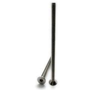 Tornillo M8x130 mm cabeza avellanada BTR de acero inoxidable A2 | Ø 8x130 mm - M8 x 130 mm | FHC de 6 caras huecos (llave allen) ISO 10642/DIN 7991 | Tornillo inoxidable A2 (V2A/304): lote de 5 piezas