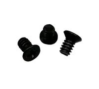 Tornillo Moleteado 100X 6#-32 M3 caja de ordenador PC 2,5 "3,5" pulgadas disco duro intercambio bandeja servidor montaje reparación DIY tornillo cabeza Phillips Para uso industrial(Black,6-32x5mm)