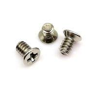 Tornillo Moleteado 100X 6#-32 M3 caja de ordenador PC 2,5 "3,5" pulgadas disco duro intercambio bandeja servidor montaje reparación DIY tornillo cabeza Phillips Para uso industrial(Yellow,M3x6mm)