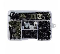 Tornillo Motocicleta Compatible Con Suzuki Para RM65 RM80 RM85 RM100 RM125 RM250 155PCS Carenado Cuerpo Motocicleta Los Kits Tuerca Tornillo Perno(Black)
