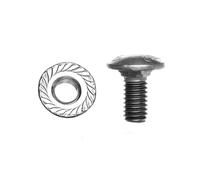 Tornillo para hongos con tuerca M6x12 FRSB 6X12 VA4301 6406138
