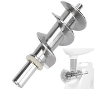Tornillo para molinillo de carne, molinillo eléctrico, picadora de carne, herramienta de cocina, pieza de repuesto de acero inoxidable, fácil instalación, accesorio seguro y duradero para comidas