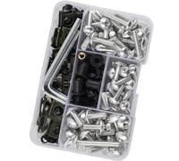 Tornillo Parabrisa Moto Compatible Con Para Ninja Para 650R Para EX650C 2009 2010 2011; Para EX650J 2008; Tornillos Y Pernos De Carenado Para Carrocería De Motocicleta (190 Piezas)