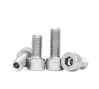 Tornillo pasante M4 M5 M6 M8 M10 M12 M14 M16 M20 Acero inoxidable 304 Tornillo de cabeza hexagonal Allen con casquillo helicoidal(M12x35x6.2mm-1pcs)