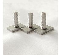 Tornillo Rectangular en forma de T, tornillo de cabeza de martillo, tornillo de acero inoxidable 304 con ranura en T, pista de riel de conducto M6 M8 M10 M12, suministros de herramientas de Hardware,