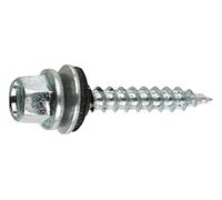 INDEX A PERFECT FIXING Tornillo rosca chapa con cabeza hexagonal Tornillo con arandela vulcanizada de acero-EPDM - MEDIDA: 6,3 x 32 P18 - Unid: 500