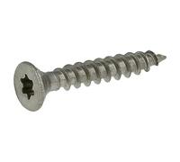 Tornillo tirafondo A2 (Diámetro: 3 mm, Largo: 20 mm, Acero inoxidable, TX para accionamientos TORX, Rosca completa, 200 ud.)
