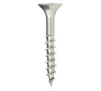 Tornillo tirafondo A2 (Diámetro: 4 mm, Largo: 25 mm, Acero inoxidable, TX para accionamientos TORX, Rosca completa, 200 ud.)