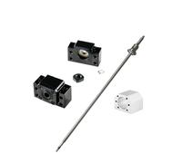 Tornillo Tornillo de bola de acero inoxidable Husillo de bolas SFU1605 250 mm 300 350 500 600 800 RM 1605 Extremo mecanizado BK/BF12 Carcasa tuerca bola CNC(400mm)