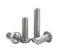 Tornillo Torx de cabeza redonda, Tornillo de seguridad antirrobo con cabeza redonda y pasador Torx de seis lóbulos, M3, M4, M5, M6 y M8