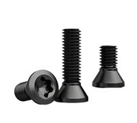 Tornillo Torx de hoja 12,9 M2 M2.5 M3 M3.5 M4 M5 M6 Se utiliza for reemplazar accesorios de hoja de carburo herramienta de torno pernos de asiento(50pcs,M2.5x8mm)