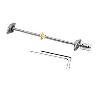 Tornillo trapezoidal roscado, 1 juego de piezas de impresora 3D, tornillo madre T8 8 mm 150/200/300/400/500 mm + tuerca de cobre + soporte de rodamiento KFL08 + kit de acoplamiento flexible de 5 a 8