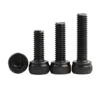 Tornillos Allen de acero al carbono de grado 12,9, 10 a 100 unidades, M1,6, M2, M2,5, M3, M4, M5, M6, M8, M10.(90mm,M2 x 100PCS)
