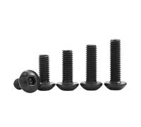 Tornillos Allen redondos de cabeza hueca hexagonal, grado 12,9, M2, M2.5, M3, M4, M5, M6, M8, M10, 1-50 unidades(8mm,M1.6 50pcs)