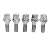 Tornillos Antirrobo Coche Compatible Con Clio 2 3 2005-2014 Para Fluence 2009-2015 Para Scenic 2 2003-2009 Tornillos De Rueda De Coche Más Largos 8200473313 4/5 Piezas(5pc)