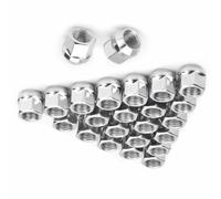 Tornillos Antirrobo Coche Compatible Con Lincoln Para Navigator 2000-2014 Extremo Abierto Cono Asiento Tuercas De Bellota Pernos De Para Cubo De Rueda 24 Piezas M14x2